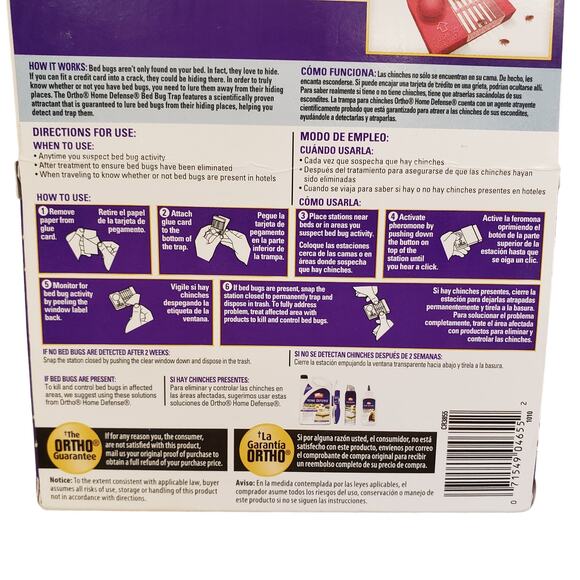 Home Defense Bed Bug Trap Guaranteed Results NEW 2 Traps - Picture 5 of 7